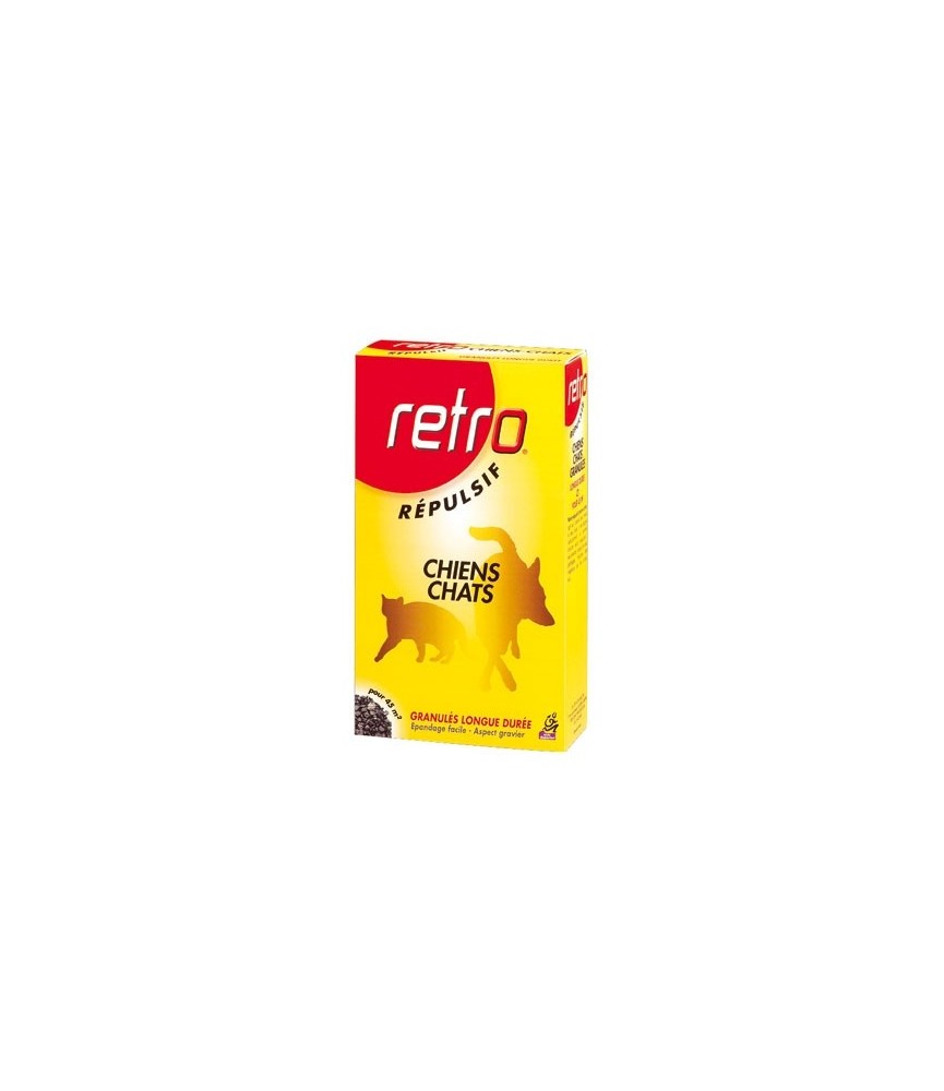 Répulsif en granulés - Chiens et Chats - 400 Grs - RETRO Répulsif en granulés - Chiens et Chats - 400 Grs - RETRO