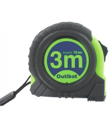 Mètre bi-matière - 3 Mètres - Outibat