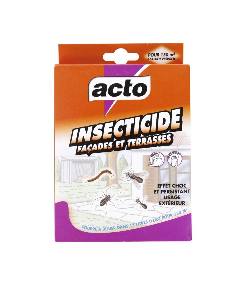 Insecticide fourmi - Poudre mouillable - 3 x 20 Gr - ACTO Insecticide fourmi - Poudre mouillable - 3 x 20 Gr - ACTO