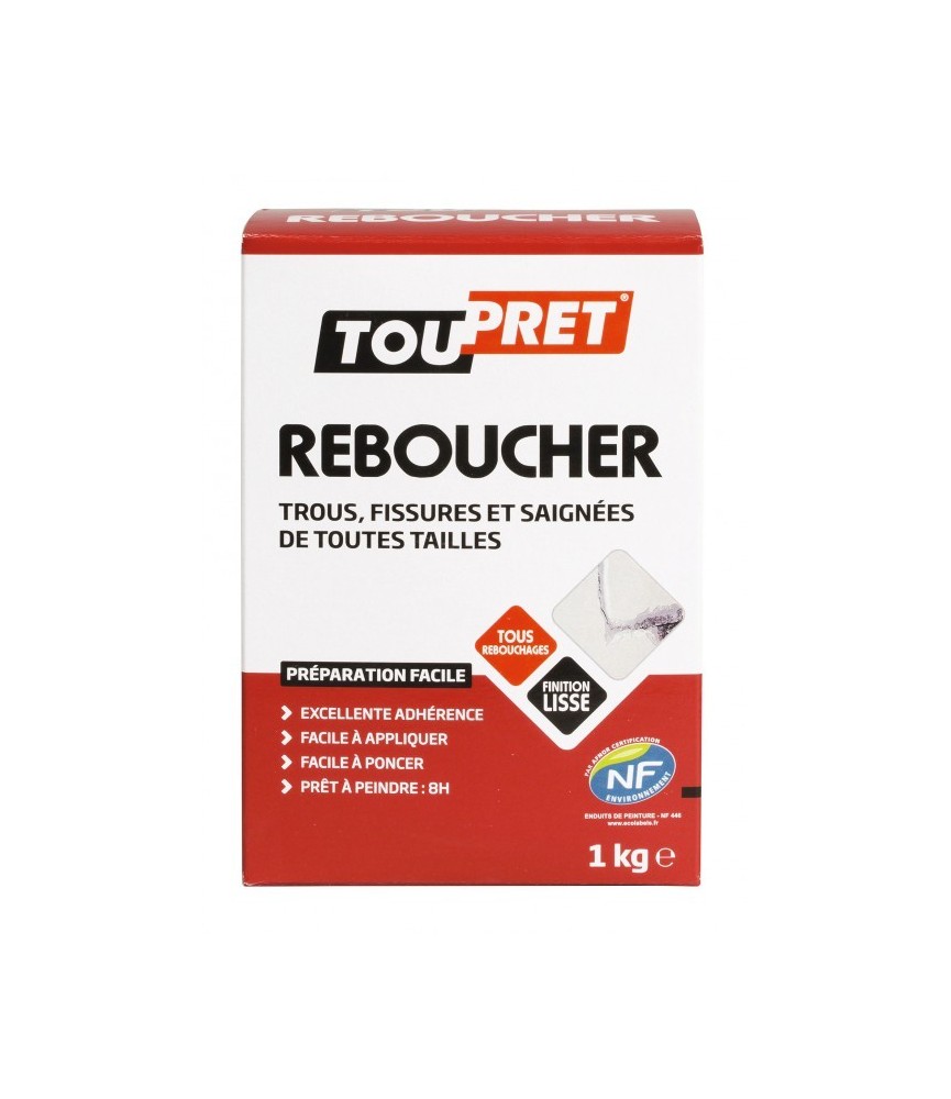 Enduit de rebouchage - 1Kg - TOUPRET Enduit de rebouchage - 1Kg - TOUPRET