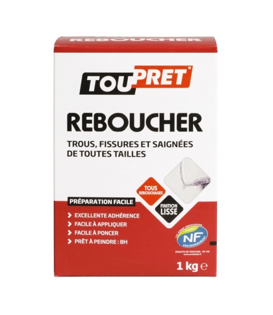 Enduit de rebouchage - 1Kg - TOUPRET