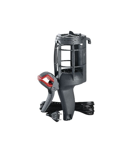 Baladeuse plastique avec pince - 75 W incandescent - LEGRAND