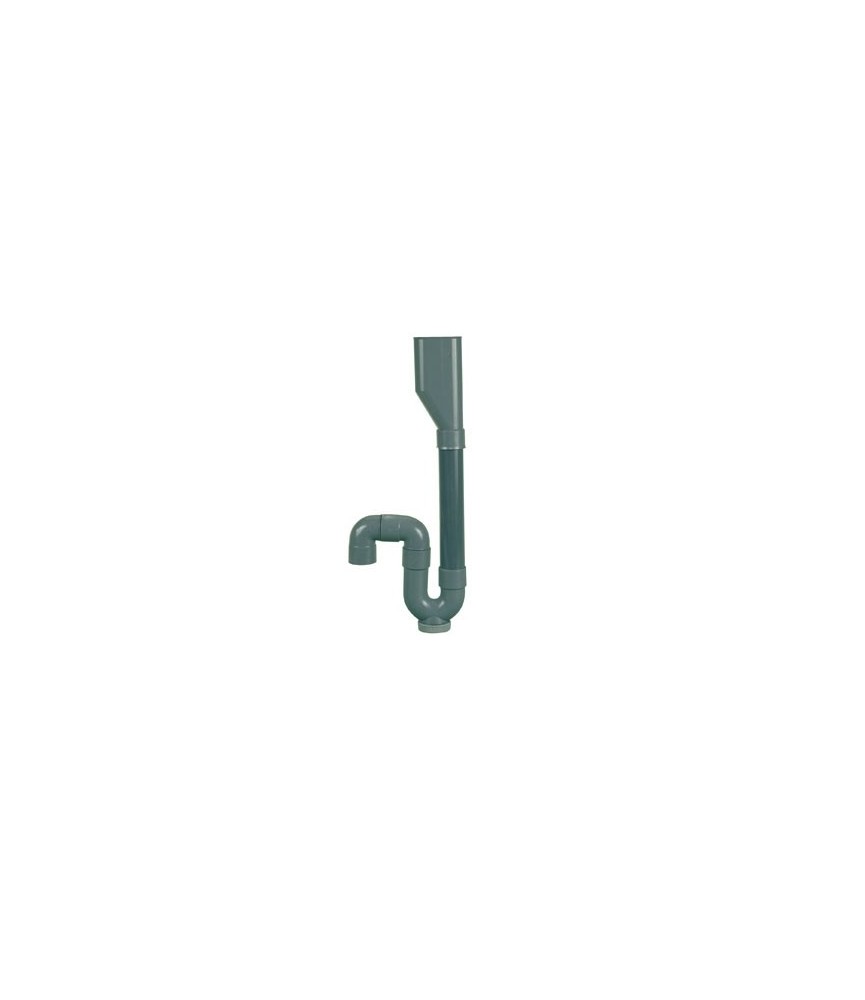 Siphon en PVC double entrée - Sortie verticale - 44 mm - NEPTUNE Siphon en PVC double entrée - Sortie verticale - 44 mm - NEPTUNE