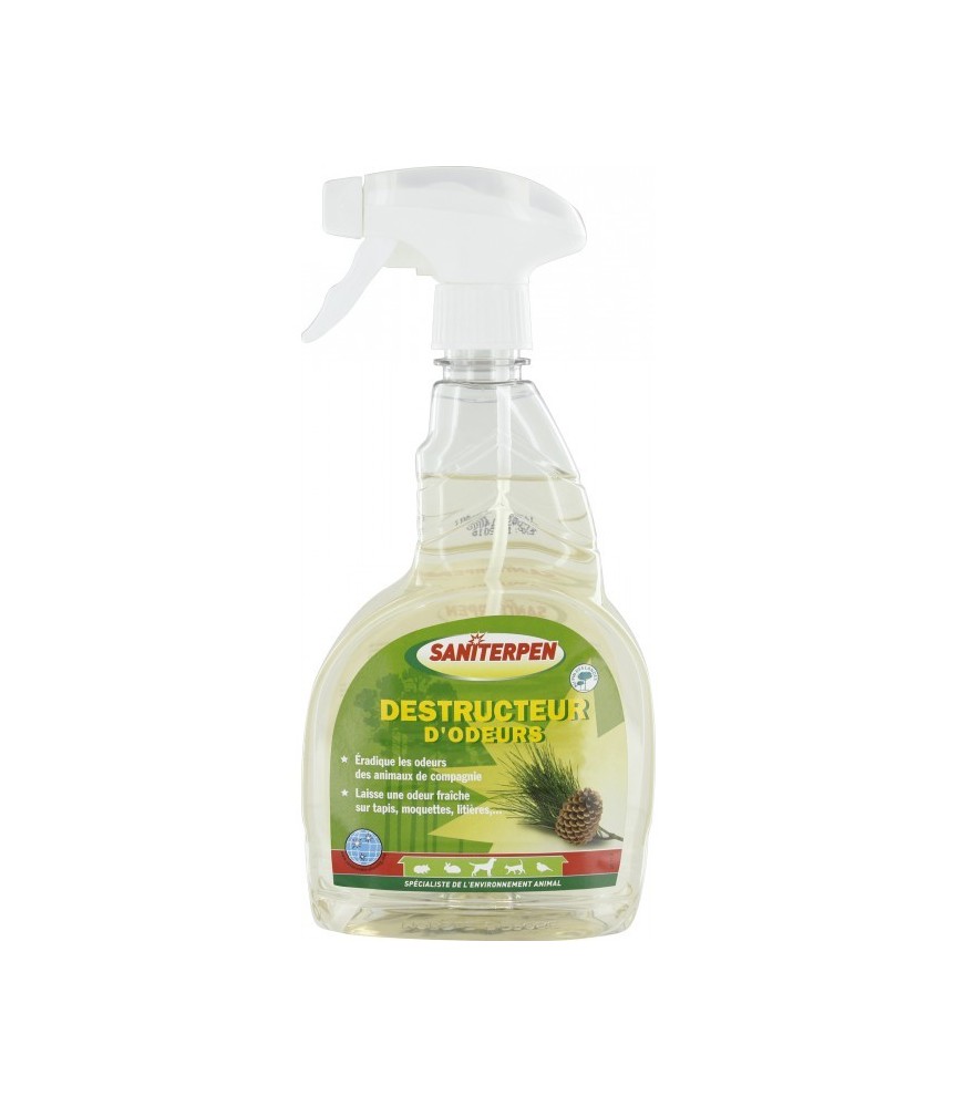 Destructeur mauvaises odeurs animaux - 750 ml - SANITERPEN