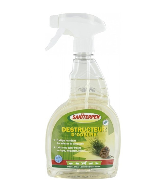 Destructeur mauvaises odeurs animaux - 750 ml - SANITERPEN