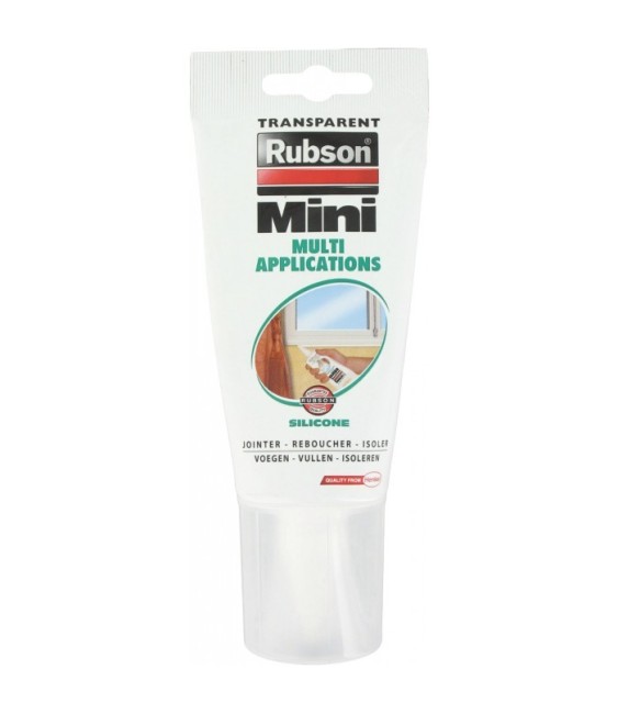 Mastic Multi-fonctions en tube -Translucide 150 ml - RUBSON