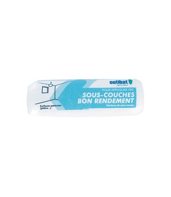 Manchon pour rouleau pour sous-couche plâtre - 180 mm - OUTIBAT