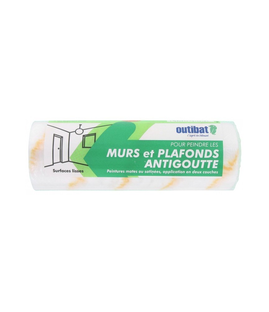 Manchon pour rouleau anti goutte - Murs / plafonds - 180 x 48 mm - OUTIBAT Manchon pour rouleau anti goutte - Murs / plafonds - 180 x 48 mm - OUTIBAT