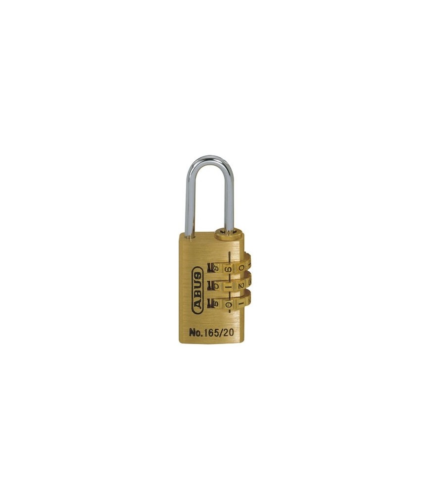 Cadenas laiton à combinaison interchangeable série 165 - 20 mm - ABUS