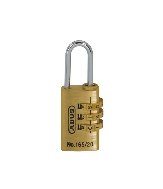 Cadenas laiton à combinaison interchangeable série 165 - 20 mm - ABUS