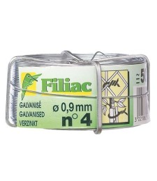 Bobine de fil de fer galvanisé N°4 - 0.9 mm - FILIAC