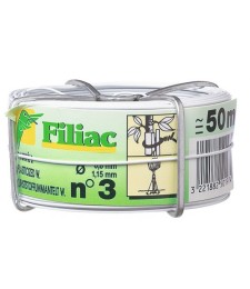 Bobine de fil galvanisé plastifié N°3 - Blanc - FILIAC