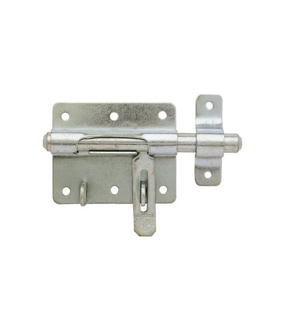 Verrou de box à gland à porte-cadenas -  14 mm