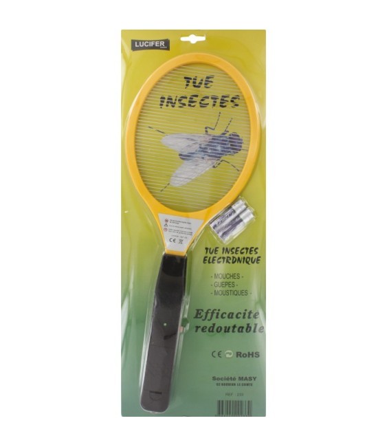 Raquette électronique "Tue insectes volants"