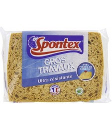 Éponge pour Gros travaux - Ultra résistante - SPONTEX