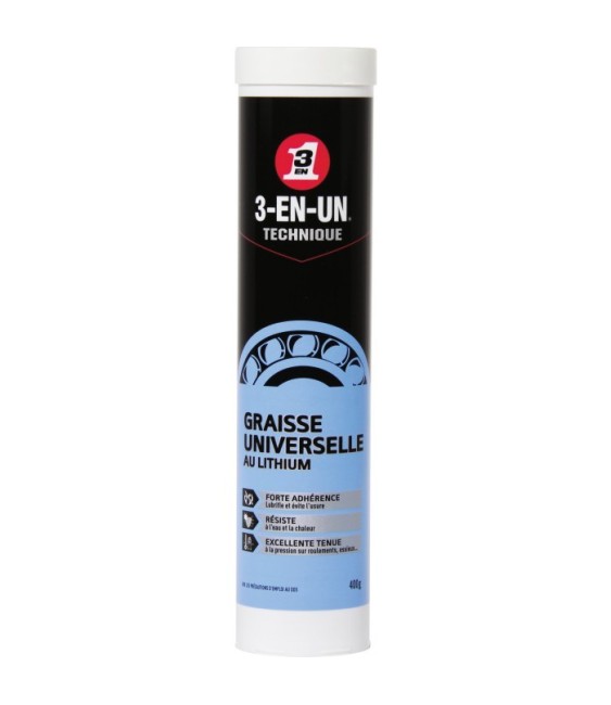 Graisse universelle au Lithium - 400 Gr - 3-EN-UN