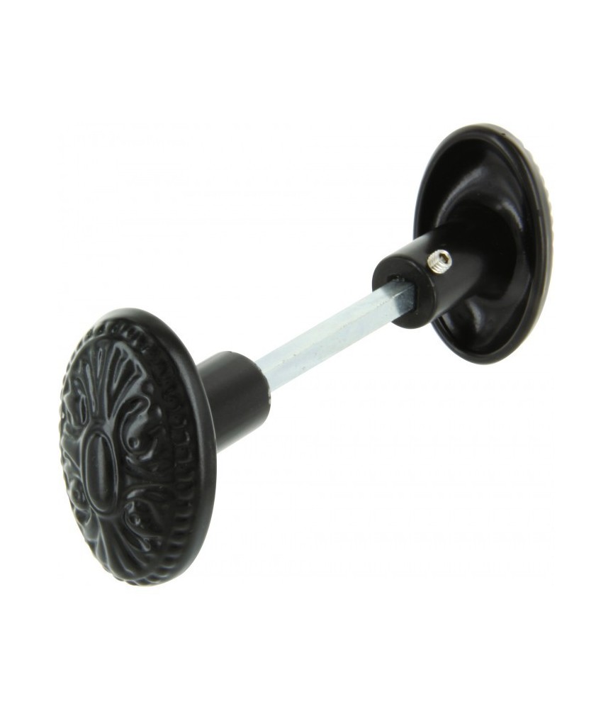 Bouton double en aluminium Noir - 6 mm - DUBOIS Bouton double en aluminium Noir - 6 mm - DUBOIS