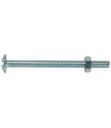 Boulon poêlier acier zingué - 6 x 20 mm - Lot de 4 - FIX'PRO