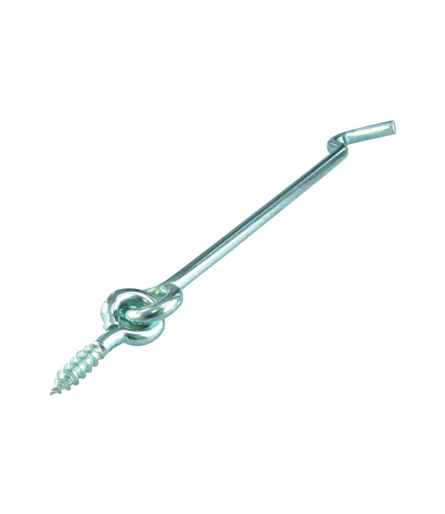 Crochet de contrevent en acier zingué - 140 mm - Lot de 2 - FIX'PRO Crochet de contrevent en acier zingué - 140 mm - Lot de 2 - FIX'PRO