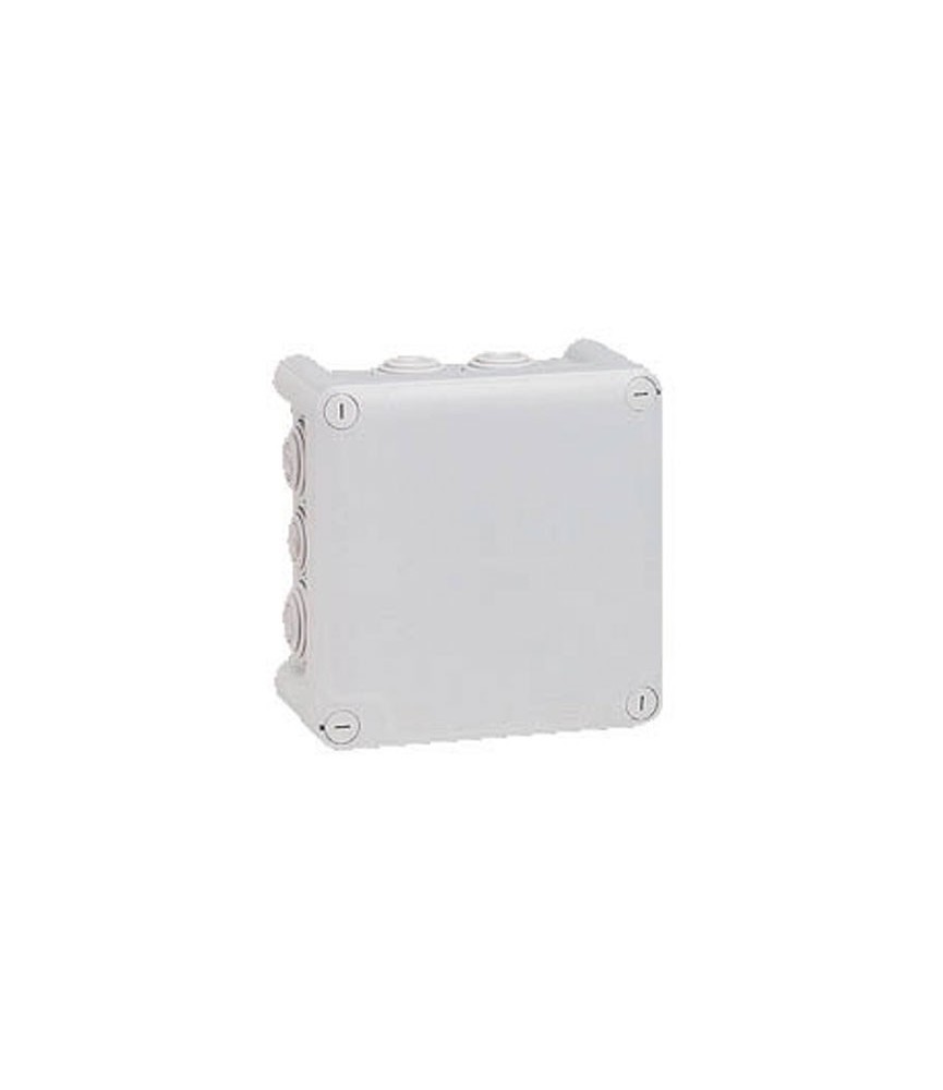 Boîte de dérivation carrée PLEXO - Gris - 130 x 130 x 74 mm - LEGRAND Boîte de dérivation carrée PLEXO - Gris - 130 x 130 x 74 mm - LEGRAND