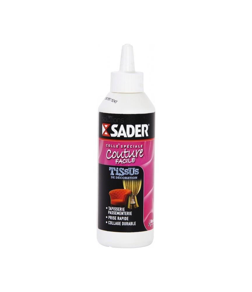 Colle tissus de décoration - 250 ml - SADER