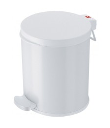 Poubelle à pédale 13 L - Blanche - Trento - HAILO