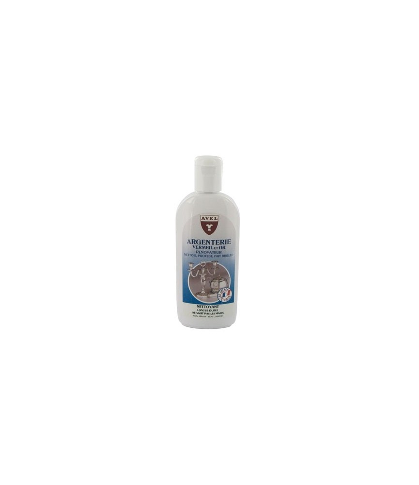 Nettoyant / rénovateur pour l'argenterie - 250 ml - AVEL Nettoyant / rénovateur pour l'argenterie - 250 ml - AVEL