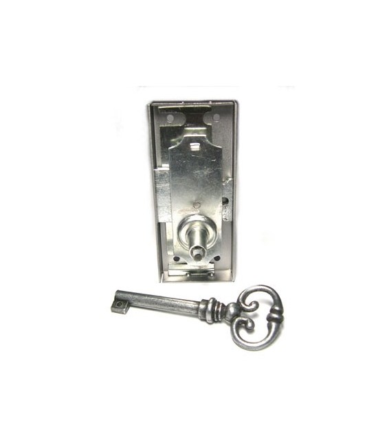 Serrure en applique - Droite - 43 mm - STRAUSS