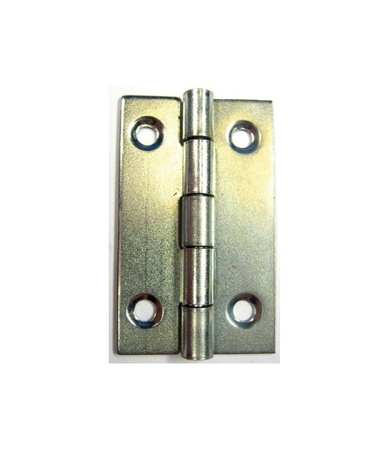 Charnière rectangulaire - 70 x 40 mm - Lot de 2 - STRAUSS