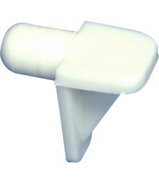 Taquet d'étagère renforcé - Blanc - 6 mm - Lot de 8 - STRAUSS