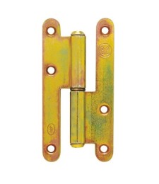 Paumelle Menuiserie bois - Gauche - 80 x 40 mm - Lot de 12