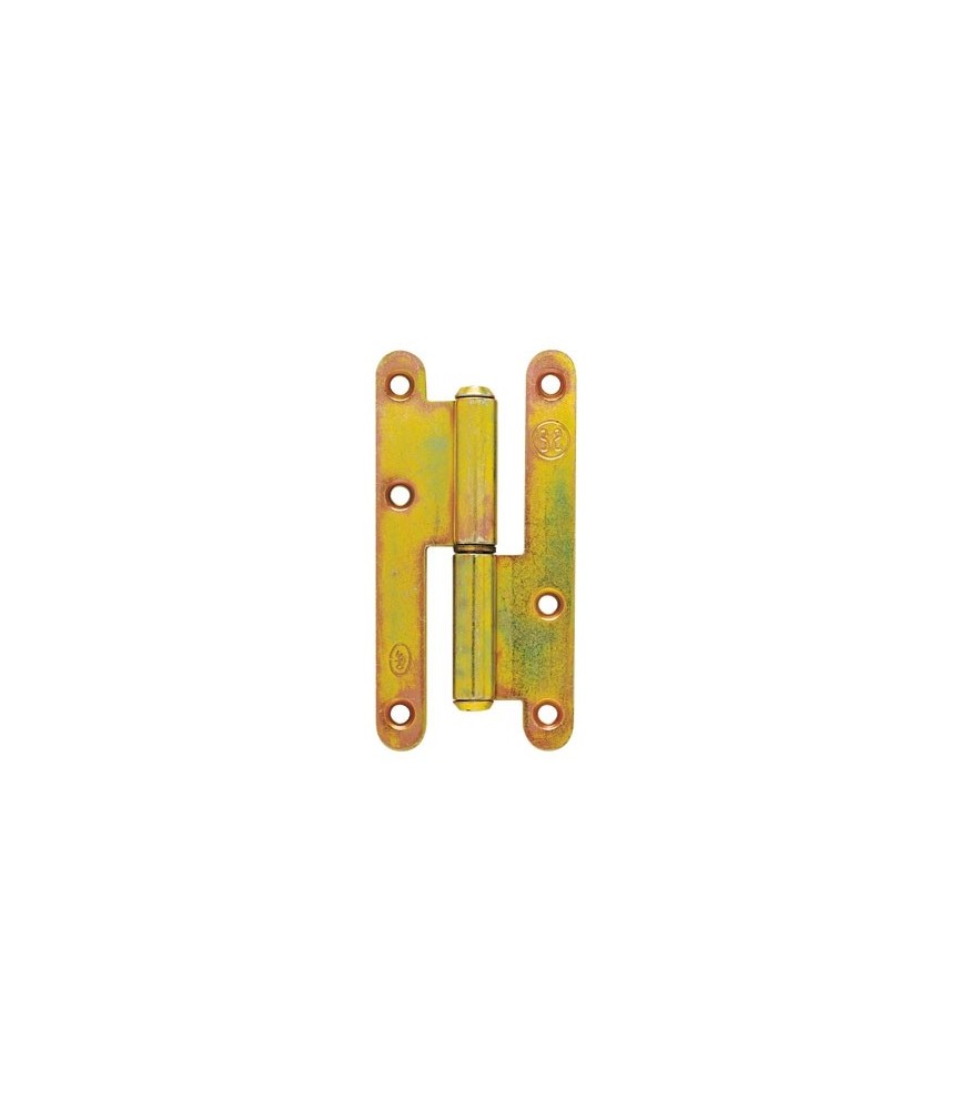 Paumelle Menuiserie bois - Gauche - 80 x 40 mm - Lot de 12 Paumelle Menuiserie bois - Gauche - 80 x 40 mm - Lot de 12