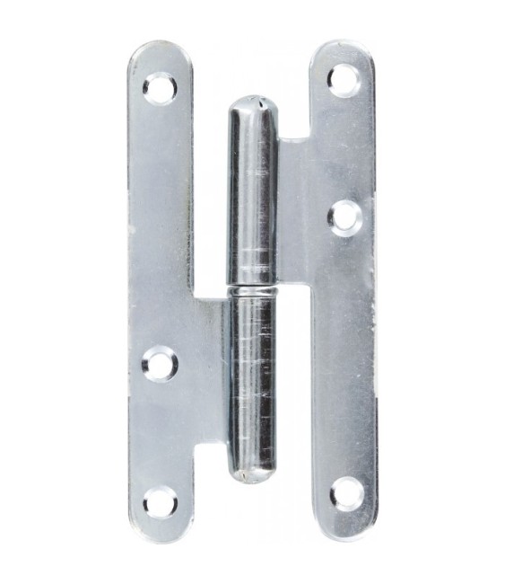 Paumelle Paris Mermier Quincaillerie - Gauche - Largeur 55 mm - Hauteur 110 mm