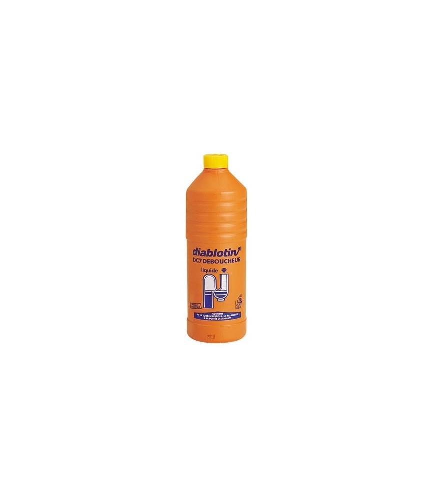 Déboucheur liquide - DC 7 Déboucheur - 1 L - DIABLOTIN Déboucheur liquide - DC 7 Déboucheur - 1 L - DIABLOTIN