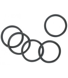 Anneau en fer - Noir mat - Lot de 10