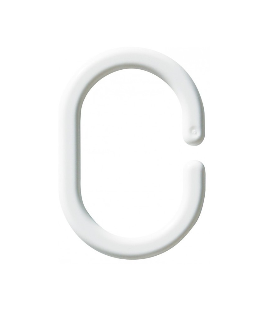 Anneaux blanc pour rideau de douche - ARVIX Anneaux blanc pour rideau de douche - ARVIX