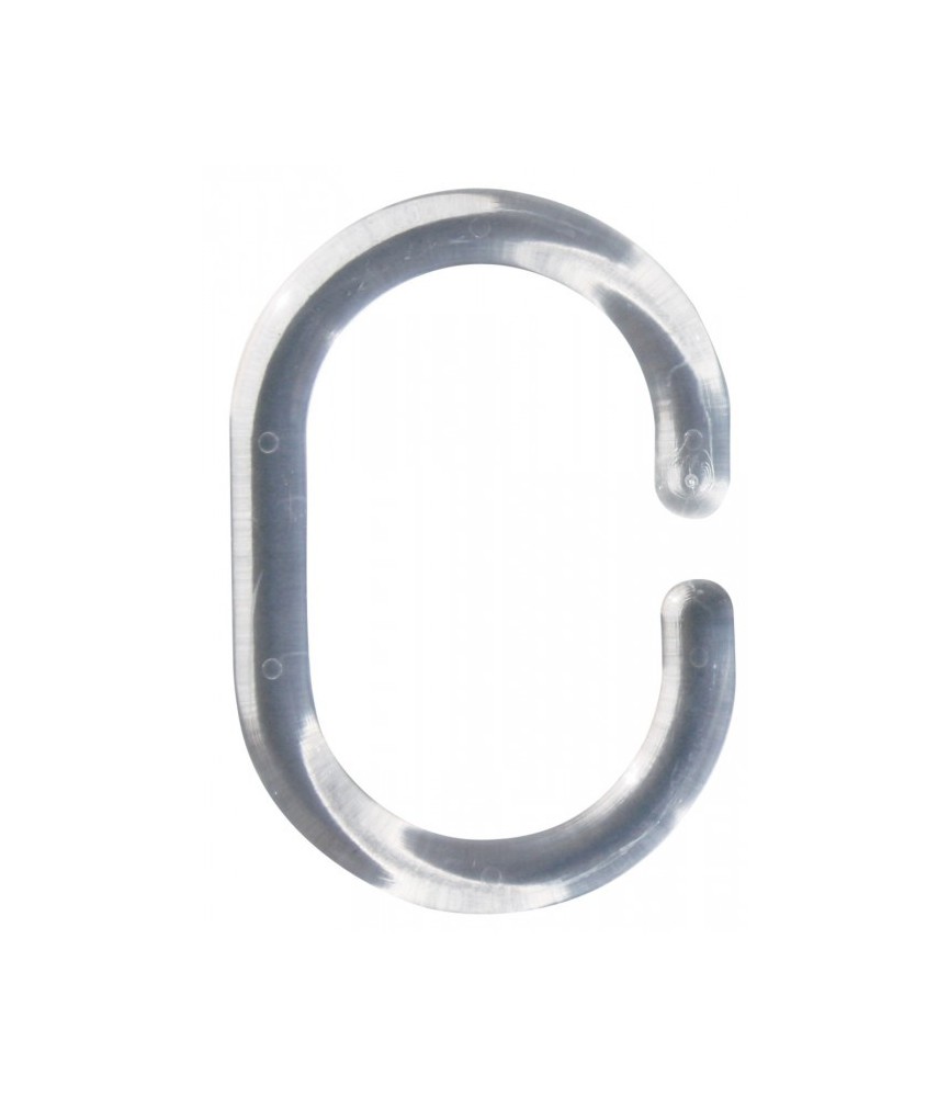 Anneaux transparents pour rideau de douche - ARVIX Anneaux transparents pour rideau de douche - ARVIX
