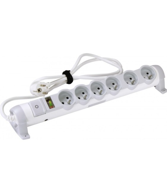 Bloc de prises rotatif - 6 prises + cordon 1.5 m - LEGRAND