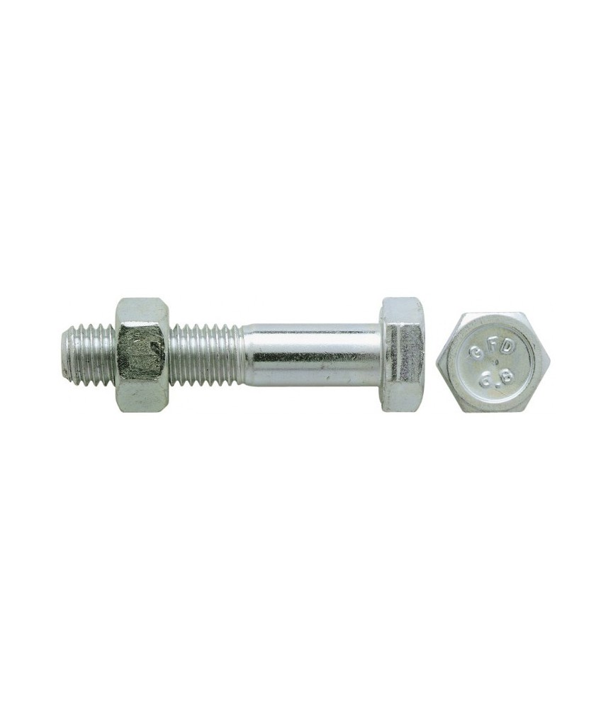 Boulon tête hexagonale 6 pans 6/8 - 10 x 120 mm - Boîte de 100 Boulon tête hexagonale 6 pans 6/8 - 10 x 120 mm - Boîte de 100