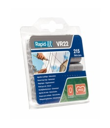 Agrafes VR 22 en acier plastifié vert - Boîte de 215 - RAPID