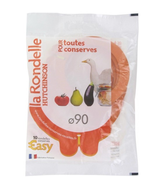 Rondelle universelle 2 nez pour conserves - Lot de 10 - HUTCHINSON