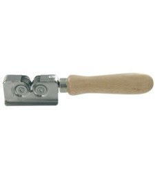Affute couteau à mollettes - manche en bois