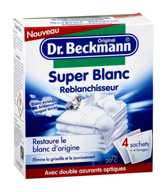 Activateur de blanc - Reblanchisseur Super Blanc - DR BECKMANN