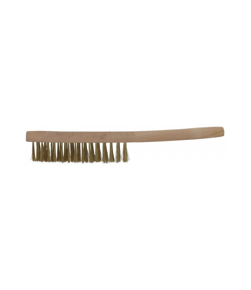 Brosse métallique 4 rangs en laiton - SCID Brosse métallique 4 rangs en laiton - SCID