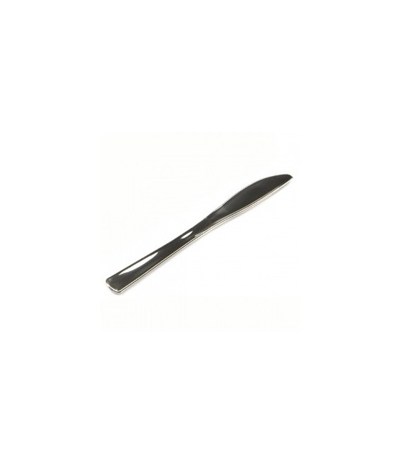 Couteaux en plastique aspect inox