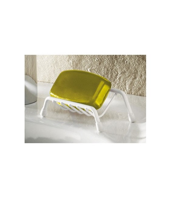 Porte savon plastifié blanc - GODONNIER
