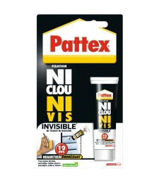Ni Clous Ni Vis - Invisible - Prise immédiate - 40 ml - PATTEX