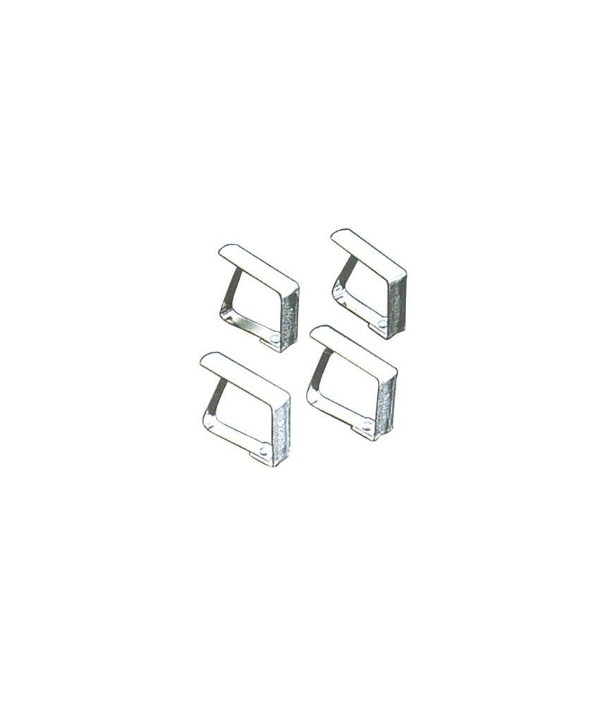 Pince nappe en inox - Lot de 4