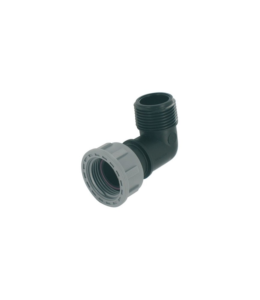 Raccord à écrou tournant - Union coudée - M/F 26 x 34 mm - CAP VERT Raccord à écrou tournant - Union coudée - M/F 26 x 34 mm - CAP VERT