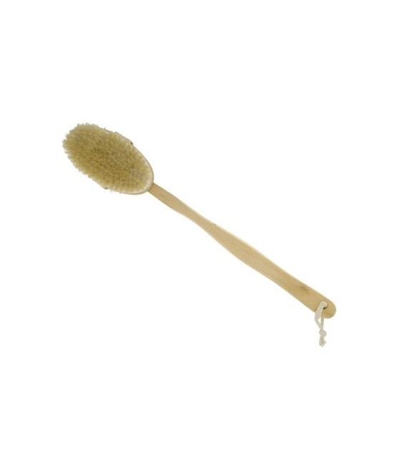 Brosse de bain en soie naturelle